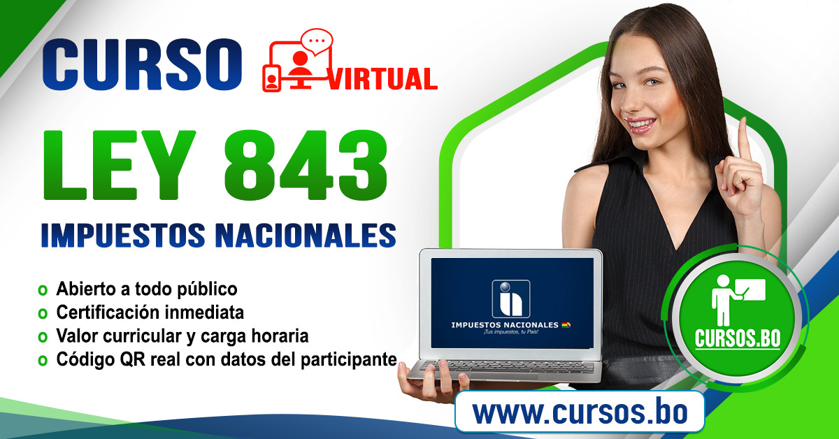 Curso Ley 843 Reforma Tributaria - Virtual